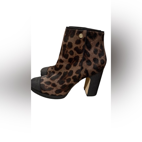 Karl Lagerfeld Lainey Bootie Heels-Leopard - Picture 5 of 10